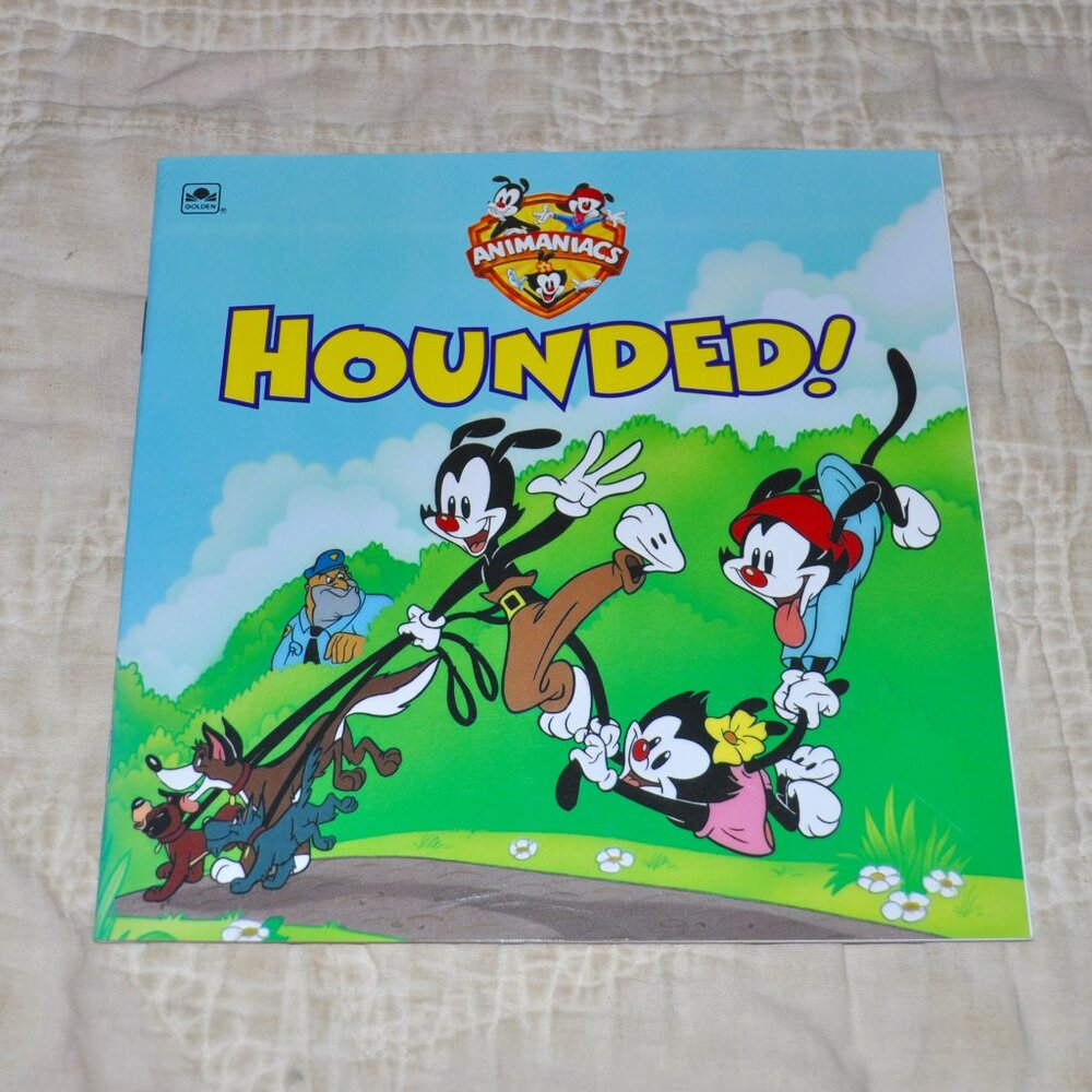 ANIMANIACS Hounded! Golden Look-Look Book 1994 picture book